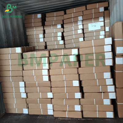 สีขาวสดใส 24lb 28lb สี Inkjet Matte ปกแต่งกระดาษบอนด์ม้วน 36inch x 150ft
