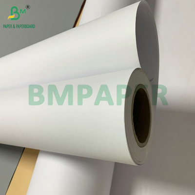 กระดาษบอนด์สีขาว 20lb CAD สําหรับการพิมพ์ Inkjet ขนาด 36" x 300' 3 รอลล์ต่อกล่อง