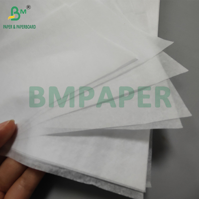 กระดาษผ้าสีขาวไร้กรด 17 กรัม สําหรับผนังดอกไม้ 500 x 760 มม พื้นที่เรียบ
