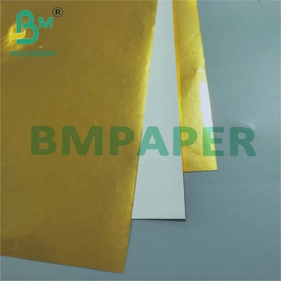 กระดาษความแข็งแรงน้ําอ่อนสีทอง 70gm สําหรับเครื่องดื่ม 70cm x 100cm