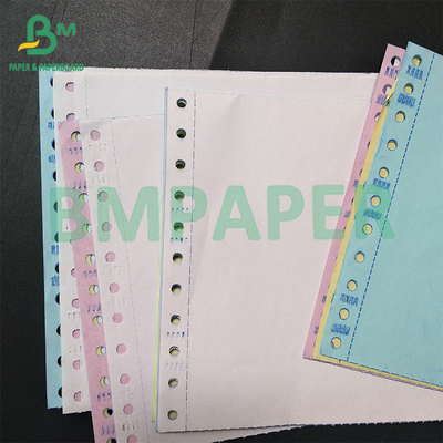 60GSM 75GSM สีไร้คาร์บอน NCR ATM ใบเสร็จกระดาษม้วน CB CFB CF