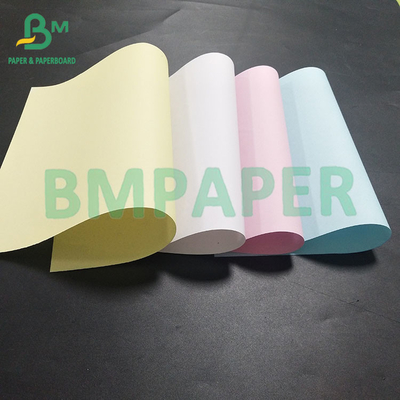 60GSM 75GSM สีไร้คาร์บอน NCR ATM ใบเสร็จกระดาษม้วน CB CFB CF