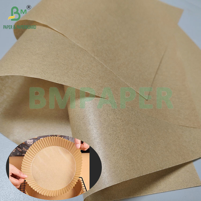 40GSM กระดาษทําขนมปังสีน้ําตาลประเภทอาหาร สําหรับไมโครเวฟ