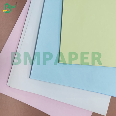 48-80 GSM กระดาษที่เคลือบด้วยสี NCR ไม่คาร์บอนสําหรับการเขียน