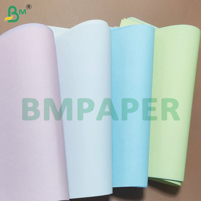 48-80 GSM กระดาษที่เคลือบด้วยสี NCR ไม่คาร์บอนสําหรับการเขียน