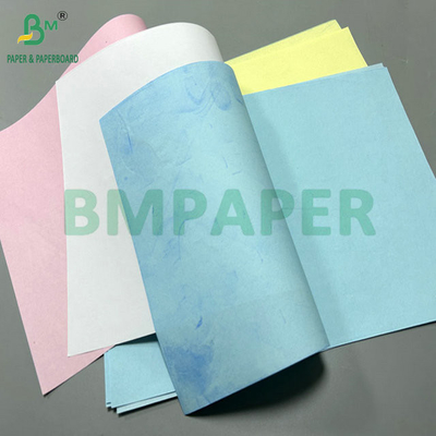 กระดาษไร้คาร์บอนหลายสี 20LB 8 1/2 x 11 1/2 สําหรับการพิมพ์ออฟเซต