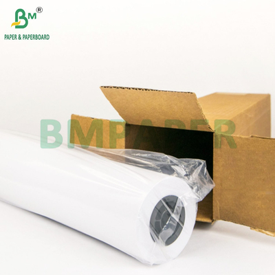 กระดาษบอนด์แบบไม่เคลือบขนาดใหญ่ 20LB สําหรับเครื่องพิมพ์ HP ขนาด 36" X 150" 2" CORE