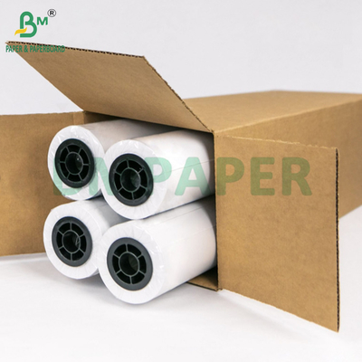 กระดาษบอนด์แบบไม่เคลือบขนาดใหญ่ 20LB สําหรับเครื่องพิมพ์ HP ขนาด 36" X 150" 2" CORE