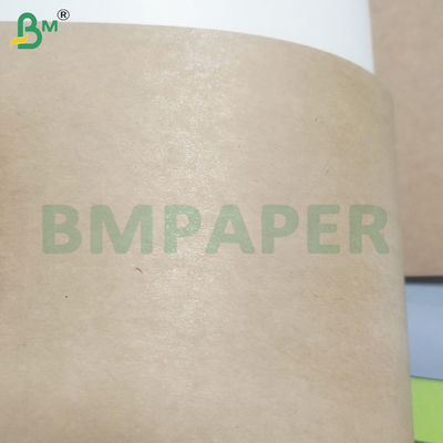 190gm+15gm อาหารปลอดภัย PE ผิวเคลือบ Virgin Pulp กระดาษกระดาษถังน้ําตาล