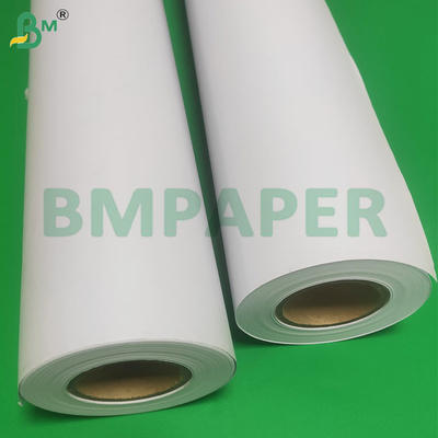 การดูดซึมหมึกขนาดใหญ่ 80GSM 610*150m CAD แผนผังกระดาษม้วน