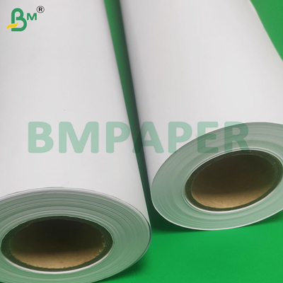 การดูดซึมหมึกขนาดใหญ่ 80GSM 610*150m CAD แผนผังกระดาษม้วน