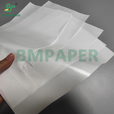40g+10g PE ผิวเคลือบ MG กระดาษไครฟอตผิวขาว สําหรับถุงน้ําตาล เกรดอาหาร 70 x 100cm