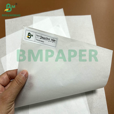 38 กรัม 40 กรัม กระดาษทนทานไขมันจากวาคซ์ที่พิมพ์ได้ สําหรับกระดาษบรรจุขนมปัง ขนาด 12 "x 12"