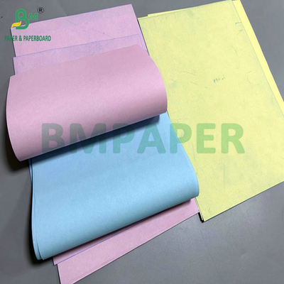 50 กรัม 60 กรัม 8.5 "x 14" สีชมพู สีน้ําเงิน กระดาษไร้คาร์บอน สําหรับใบเสนอ