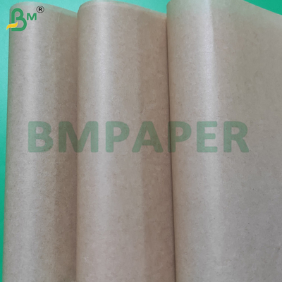 30GSM ใบกระดาษสีน้ําตาลเคลือบซิลิโคนสองด้าน คุณภาพอาหาร