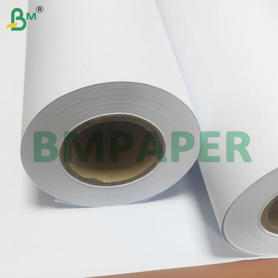 80gm ความแข็งแรงสูง CAD Plotter กระดาษม้วนสําหรับการพิมพ์วิศวกรรม