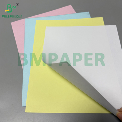 75 กรัม NCR รอลล์ 15 1⁄2 " 19" ความกว้าง CB ขาว CFB เหลือง CF สีชมพู With Black Image