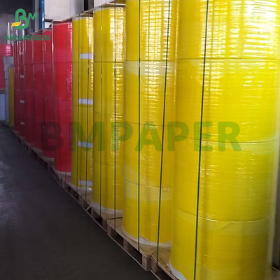 75 กรัม NCR รอลล์ 15 1⁄2 " 19" ความกว้าง CB ขาว CFB เหลือง CF สีชมพู With Black Image