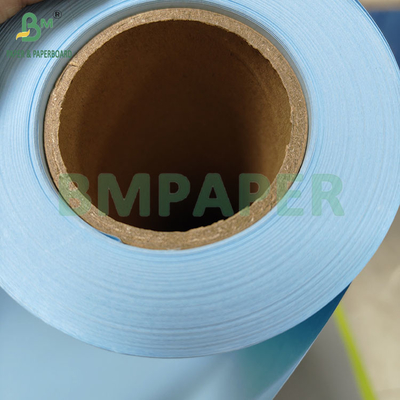 20lb Inkjet Bond Blue Engineering Draw Plotter กระดาษ 36"*500ft 3"Core