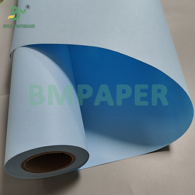 20lb Inkjet Bond Blue Engineering Draw Plotter กระดาษ 36"*500ft 3"Core