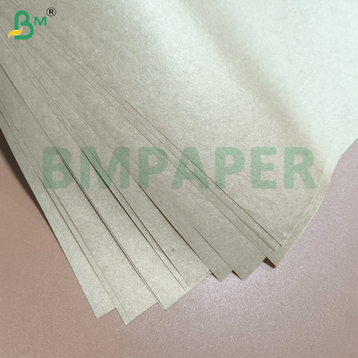 35grs สีขาวและน้ําตาล MG Kraft Paper Roll 60 ซม มีความสว่างด้านหนึ่ง