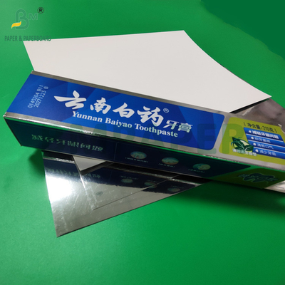 425 กรัม กระดาษกระดาษโลหะเงินกระจ่างสําหรับแป้งฟัน กล่อง 700 x 1000 มิลลิเมตร