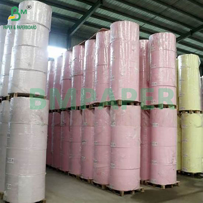 80 กรัม CB CFB CF กระดาษสําเนาไร้คาร์บอน 242 มม × 12000 มม ภาพ สีฟ้า