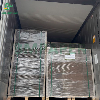 2 มม 1250 กรัม กระดาษกระดาษสีเทาสองด้าน กระดาษกระดาษรีไซเคิลที่เป็นมิตรต่อสิ่งแวดล้อม 80 X 120cm 93 X 130cm