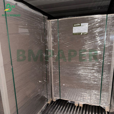 2 มม 1250 กรัม กระดาษกระดาษสีเทาสองด้าน กระดาษกระดาษรีไซเคิลที่เป็นมิตรต่อสิ่งแวดล้อม 80 X 120cm 93 X 130cm
