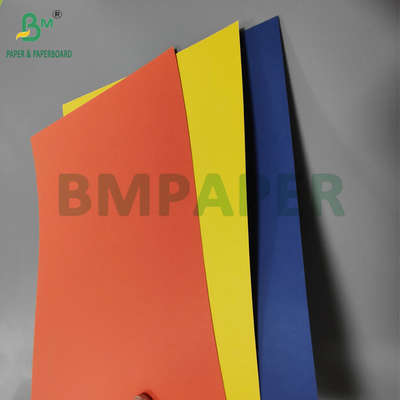 80 กรัม 110 กรัม กระดาษบริสตอลสีไม่เคลือบ สําหรับงานมือของโรงเรียน 61 x 86 ซม.