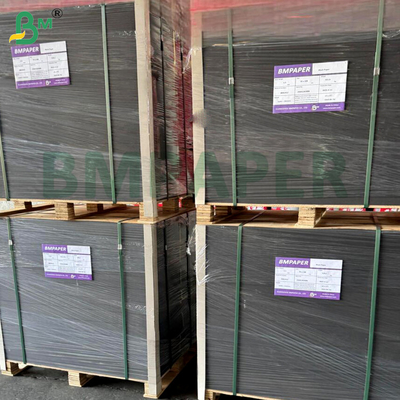 120 กรัม 130 กรัม 140 กรัม สีดําบริสุทธิ์ ทนต่อการพับ กระดาษดําสําหรับกล่องของขวัญ