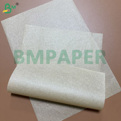40gsm Air Fryer Oven Paper Dual-Side Silicone Brown Kraft Custom Sheets / Rolls