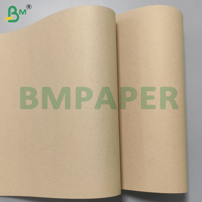 60 กรัม 70 กรัม กระดาษผงรีไซเคิล แผ่นกระดาษ Kraft สีน้ําตาลความแข็งสูง
