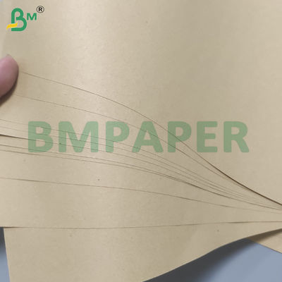 60 กรัม 70 กรัม กระดาษผงรีไซเคิล แผ่นกระดาษ Kraft สีน้ําตาลความแข็งสูง