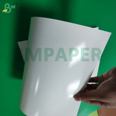 275 กรัม + 15 กรัม กระดาษกระดาษสีขาวเคลือบ PE สําหรับบรรจุอาหารทะเลแข็ง 1000 x 700 มม