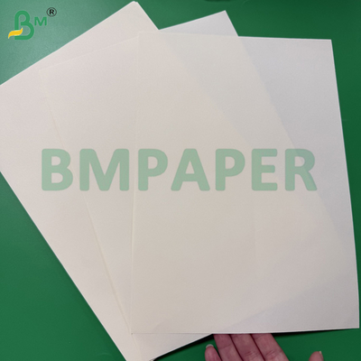 กระดาษบุ๊คหนา 80 แกรม สำหรับพิมพ์ออฟเซ็ต สีครีมงาช้าง ขนาด 61x86 ซม.