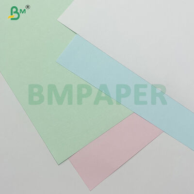 70 กรัม กระดาษไร้คาร์บอนสีขาว & สีฟ้า & สีเขียวสามชั้น