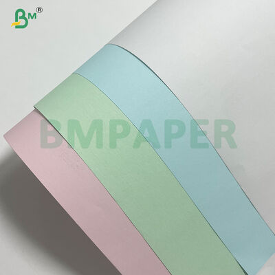 70 กรัม กระดาษไร้คาร์บอนสีขาว & สีฟ้า & สีเขียวสามชั้น