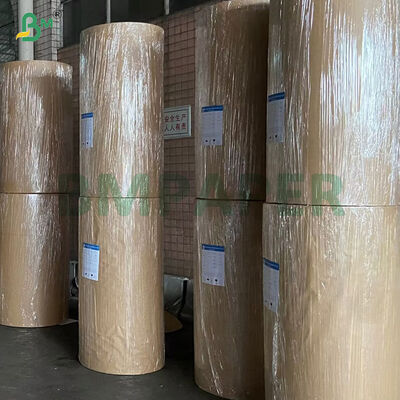 40gm + 10gm กระดาษเคลือบ PE กระดาษกันน้ํามันด้านเดียวกระจ่างใส สําหรับบรรจุอาหาร