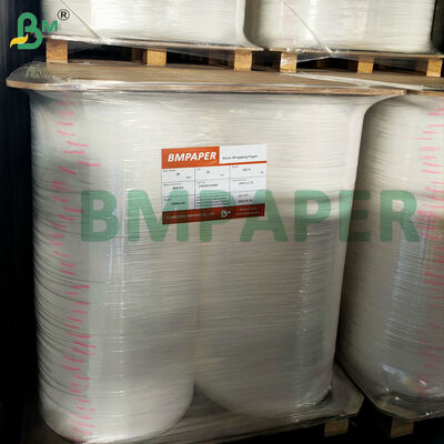 Straw Outer Wrapping Paper 24gsm 26gsm 28gsm Slitted Roll 27mm 30mm