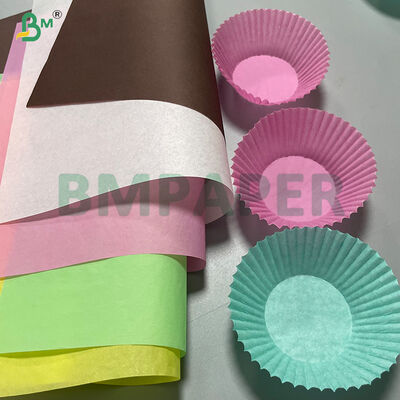  40g Colorful  Greaseproof  Muffin Liner Paper For Muffin Holder