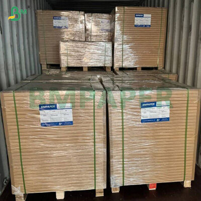 280 กรัม เครื่องอาหาร ไม่เคลือบ สีน้ําตาล กระดานอาหารกลางวัน Kraft 2S PE