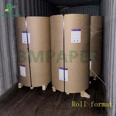 40gr 45gr White Coated Machine Glazed Paper For Wrap Straws 80cm 86cm
