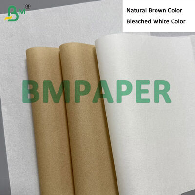 35gsm 40gsm Food Grade Bleached White True Greaseproof Paper Jumbo Rolls 365mm 295mm, KIT 3–5 Oil Resistance