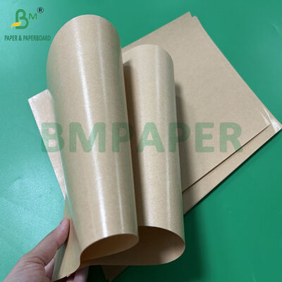 หมวดอาหาร 40+9 กระดาษครอฟท์สีน้ําตาลเคลือบหลายแบบ สําหรับการบรรจุเครื่องประปา 800 มม. 900 มม.