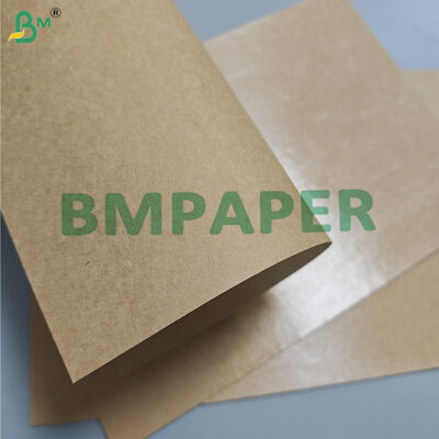 300 กรัม + 15 กรัม กระดาษครัฟท์สีน้ําตาล PE สําหรับตู้อาหารถนน กันน้ํามัน 85 ซม