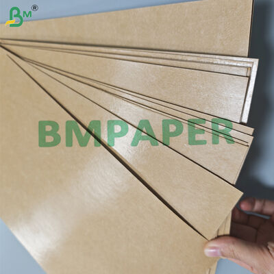 300 กรัม + 15 กรัม กระดาษครัฟท์สีน้ําตาล PE สําหรับตู้อาหารถนน กันน้ํามัน 85 ซม