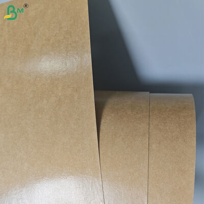 300 กรัม + 15 กรัม กระดาษครัฟท์สีน้ําตาล PE สําหรับตู้อาหารถนน กันน้ํามัน 85 ซม