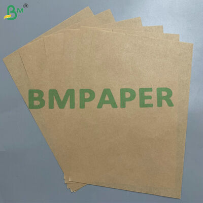 กระดาษครัฟท์สีน้ําตาลที่ทนน้ํามันที่มิอคออนไลน์ กระดาษบรรจุอาหาร 30-45 กรัม สําหรับขนมปัง