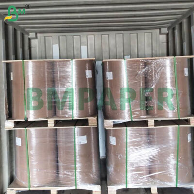 35gsm เครื่องเคลือบกระดาษห่อเนื้อสีขาวองค์การอาหารและยาม้วนขนาดใหญ่